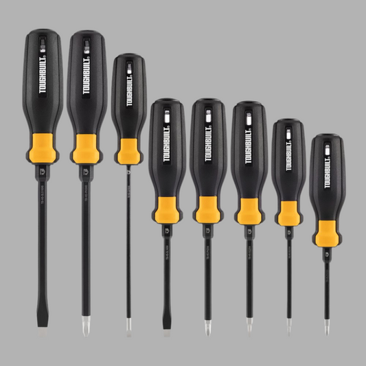 TOUGHBUILT Standard 8 Piece Screwdriver Set