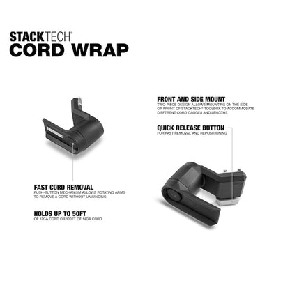 TOUGHBUILT STACKTECH Plastic Cord Wrapper