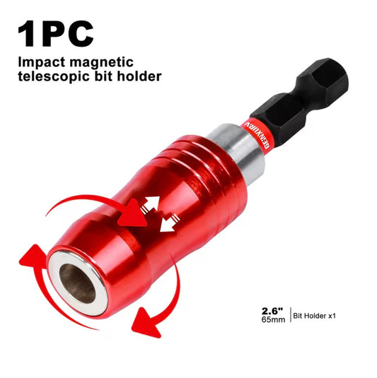 GEINXURN 1/3/5PK 2.6” Impact Magnetic Telescopic Bit Holder