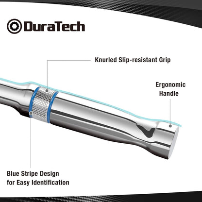 DURATECH 3-Piece Drive Ratchet - 1/4", 3/8", 1/2" Drive