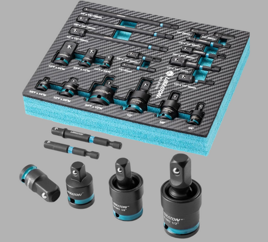 LIBRATON 20PCS Impact Socket Adapter and Reducer Set