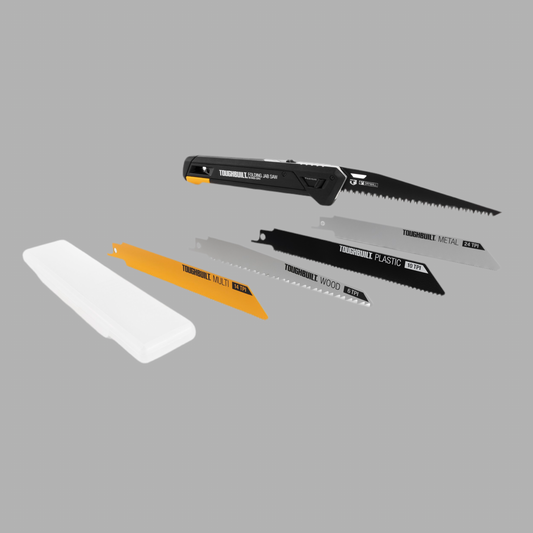 TOUGHBUILT Folding Jab Saw + 4 Blades