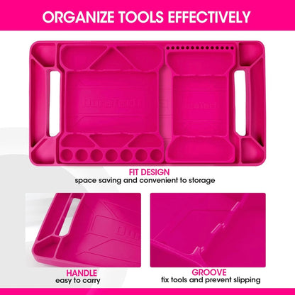 DURATECH 3PK Flexible Silicone Tool Tray
