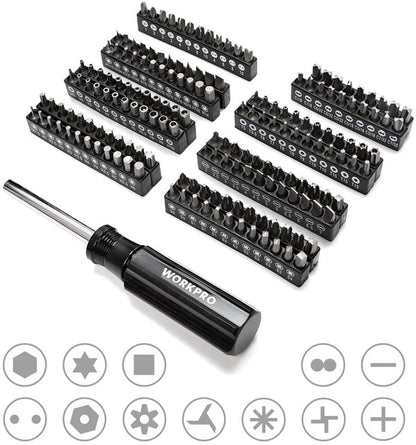 WORKPRO 450Pc Universal Professional Mechanics Tool Set W/ Heavy Duty Case