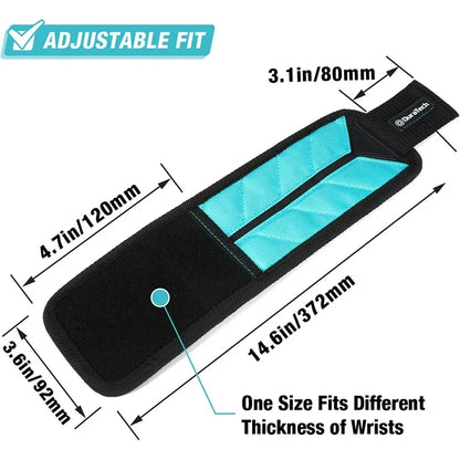 DURATECH 1/2PK Large Magnetic Wristbands