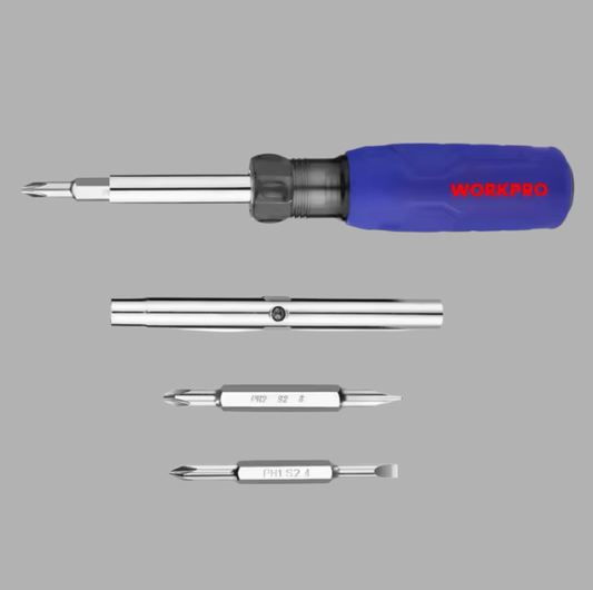 WORKPRO 6-IN-1 Multi-bit Screwdriver