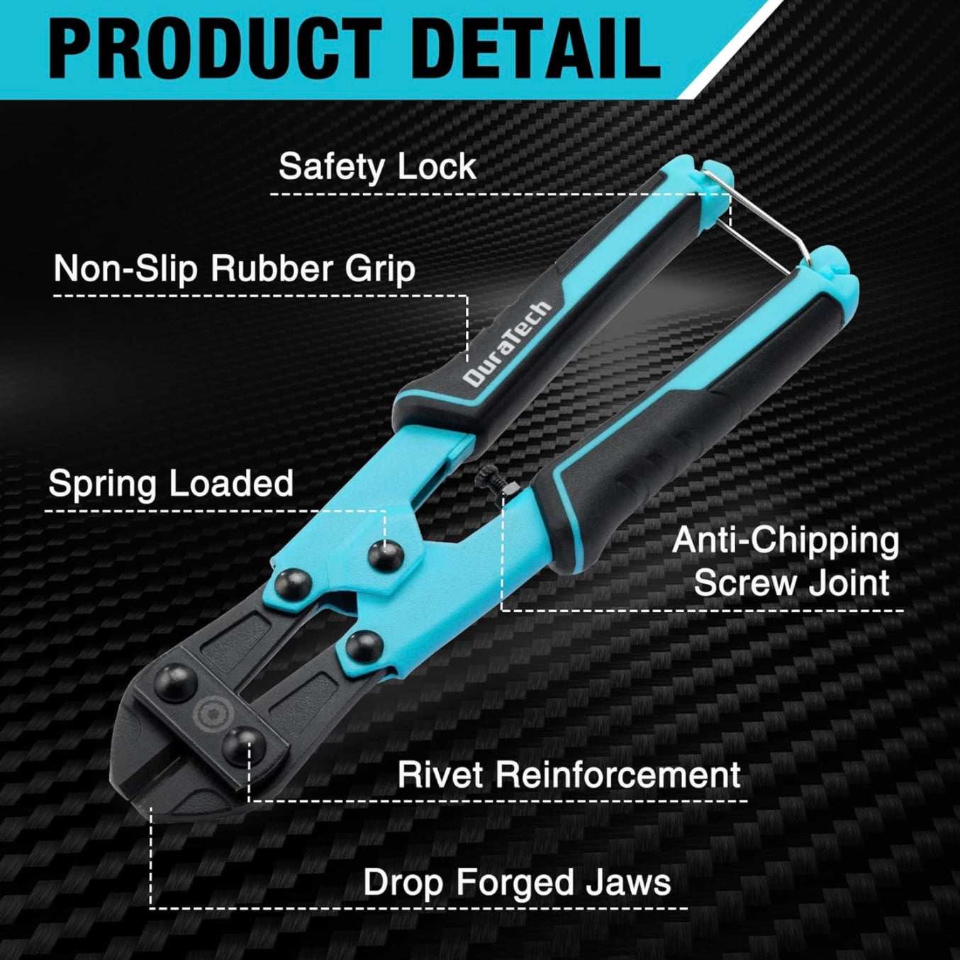 DURATECH 8” Mini Bolt Cutter