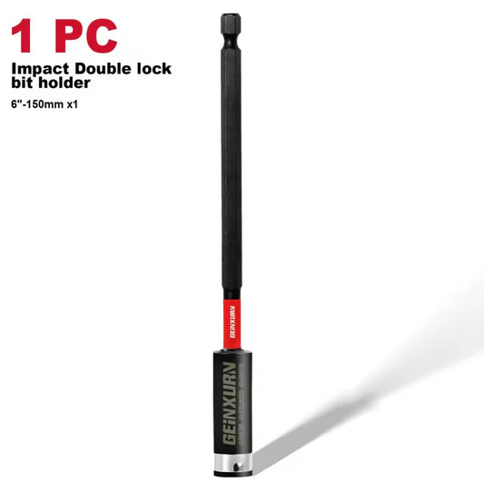 GEINXURN 1/2/4PK 6” Double-Lock Impact Bit Holder