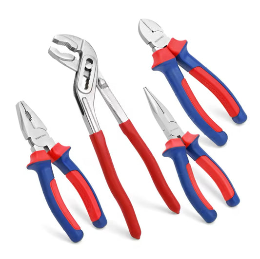 WORKPRO 4Pc Pliers Set