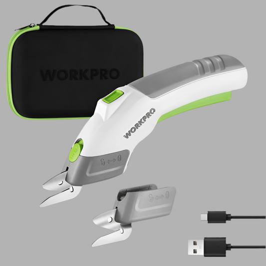 WORKPRO 4V Cordless Rechargeable Electric Scissors