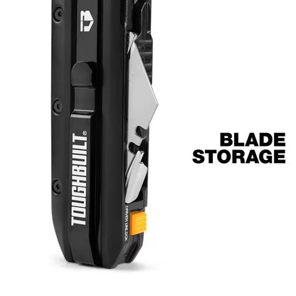 TOUGHBUILT Electricians Folding Utility Knife With Bit Driver + Pry Bar