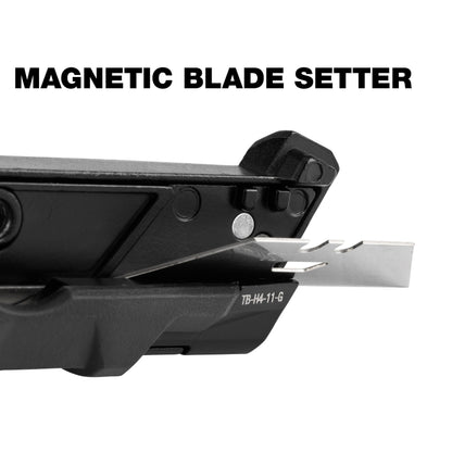 TOUGHBUILT Fixed Blade + Sliding Guard Utility Knife