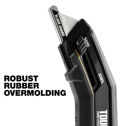 TOUGHBUILT Fixed Blade + Sliding Guard Utility Knife