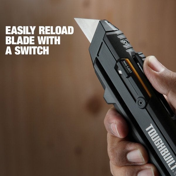 TOUGHBUILT Reload Utility Knife + 2 Blade Mags